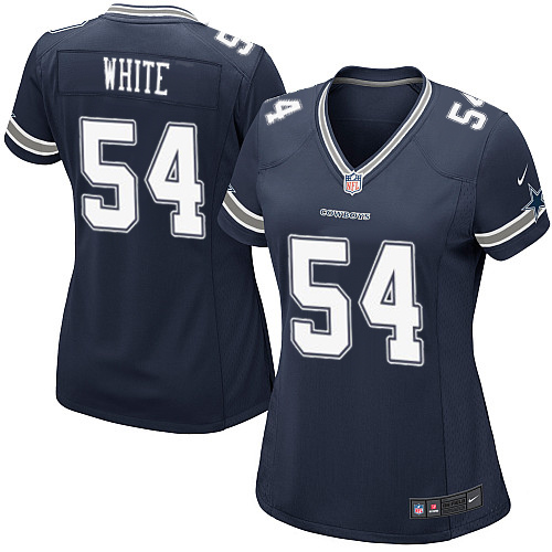 Women's Game Randy White Nike Jersey Navy Blue Home - #54 NFL Dallas Cowboys